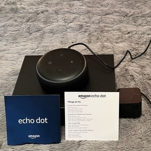 Brand New and Never Used Amazon Echo Dot.